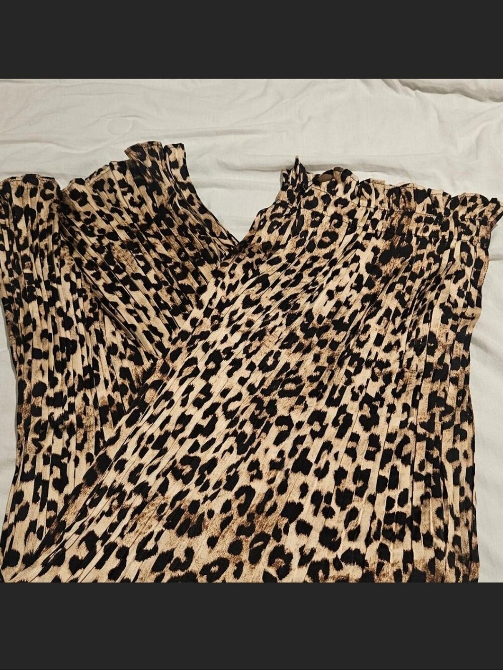 *NWOT* DAVI & DANI Plus Size Leopard Print Silky Wide Leg Pants - XXL